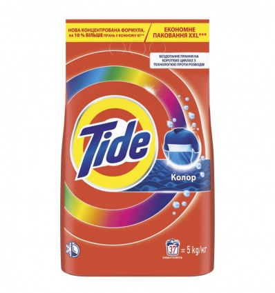 Tide Средство Аква-Пудра Цвет автомат 5кг