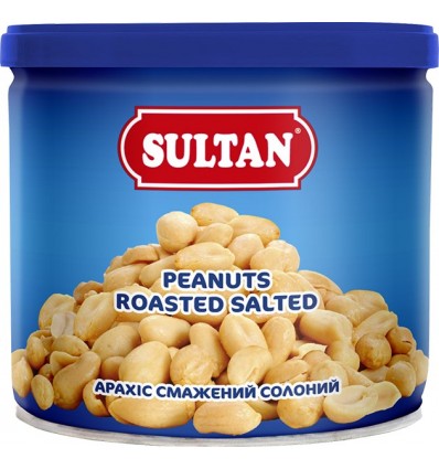 Арахіс смажений солоний ТМ Sultan slt.50571, З/Б, 120г