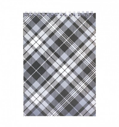 Блокнот на пружині зверху, SHOTLANDKA, А5, 48 аркушів, клітинка, сірий BM.2470-09