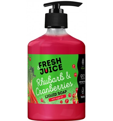 Мило рідке Fresh Juice Rhubarb&Cranberries New fj.35355, 460мл