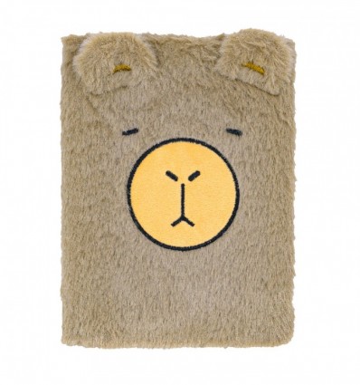 Блокнот плюшевый CAPYBARA 20, А5, 80 л., ячейка, ассорти, KIDS Line, ZB.700041