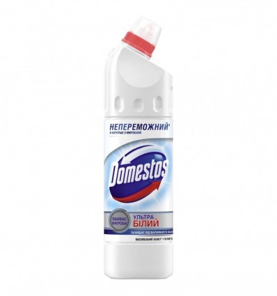 Засіб чистячий для туалету DOMESTOS 750мл Ультра Білий, dm.79070