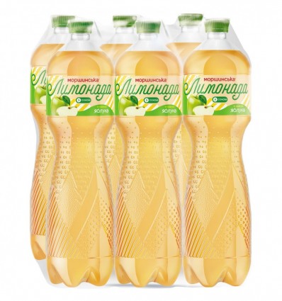 Напиток Моршинская Лимонада со вкусом яблока 6 х 1.5л