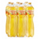 Напиток безалкогольный Моршинская Лимонада среднегазированный со вкусом апельсина и персика 6 х 1.5л