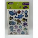 3D наклейки Подводная фауна 19 см, KIDS Line ZB.63397