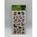 3D наліпки Тварини савани 18 см, KIDS Line ZB.63359