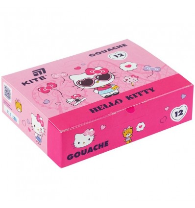 Гуашь Kite Kitty HK26-063, 12 цветов