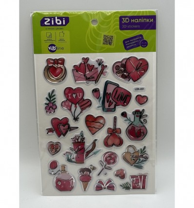 3D наклейки Сладкая любовь 19 см, KIDS Line ZB.63402