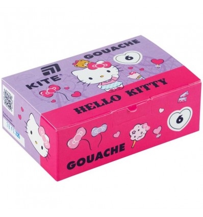 Гуашь Kite Hello Kitty HK26-062, 6 цветов