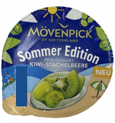 Йогурт Movenpick Summer edition ківі-аґрус 13% 150 г