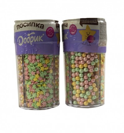 Посыпка Добрик Ассорти кондитерская 155г