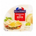 Сир Ile De France Емменталь оригінальний напівтвердий скибочками 150г