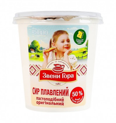 Сыр плавленый Звена Гора Оригинальный пастообразный 50% 450г