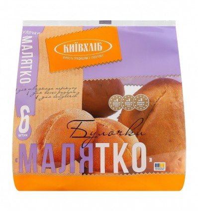 Булочки Київхліб Малятко 6 х 50г