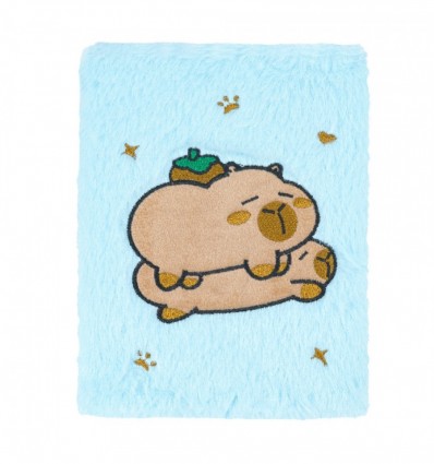 Блокнот плюшевый CAPYBARA 24, А5, 80 л., ячейка, ассорти, KIDS Line, ZB.700045