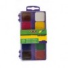 Акварельные краски 10 цветов, пластик. фиолетовый футляр, KIDS Line, ZB.6520-07