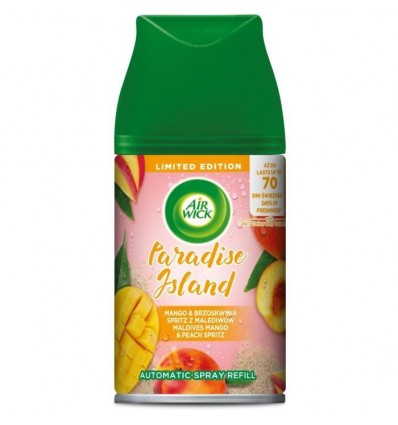 Освежитель автоматический AIRWICK Fmatik, сменный баллон "Манго и персик" 250 мл b.70942