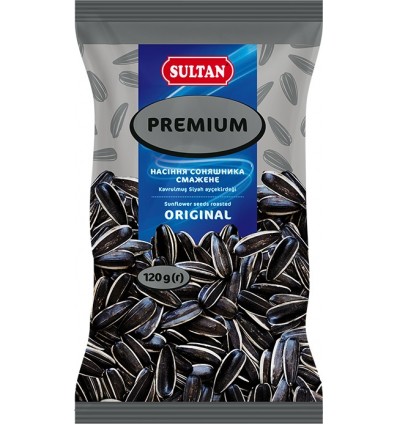 Насіння соняшника ORIGINAL ТМ Sultan slt.52131, смажене, смугасте, 120г