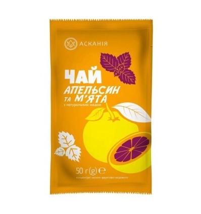 Чай-сашет конц., "Апельсин и мята" 50 г (as.08-140)