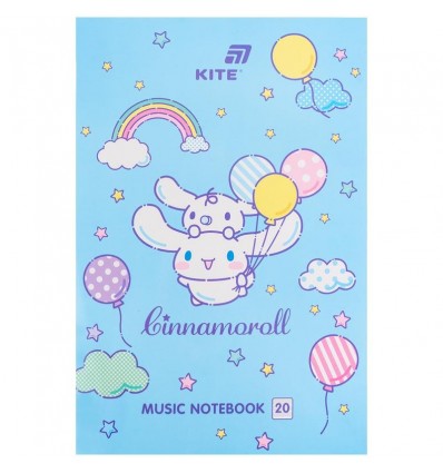 Зошит для нот Kite Cinnamoroll CR26-404, A4, 20 аркушів