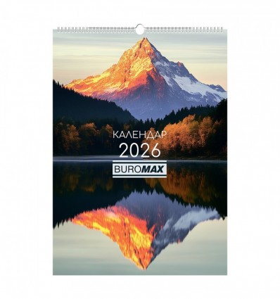 Календар настінний 2026 р., А2, 1 пружина, Seasons of the year, BM.210652