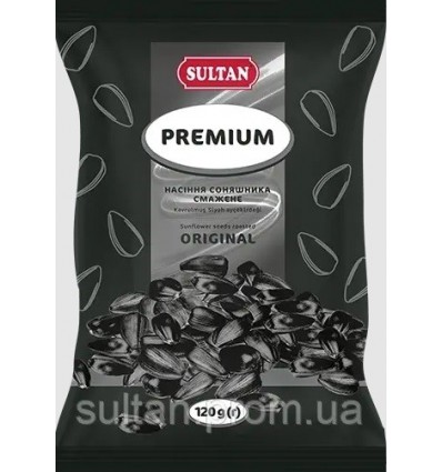 Насіння соняшника Преміум ТМ Sultan slt.50724, смажене, 120г