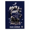 Тетрадь для нот Kite Rock&Loud K26-404, A4, 20 листов