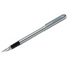 Ручка перьевая синяя металлическая "Silver"