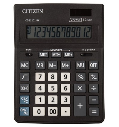 Калькулятор Citizen CDB 1201-BK 12разр.