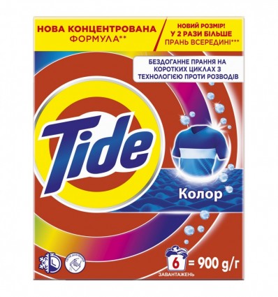 Tide Средство Аква-Пудра Цвет автомат 900г