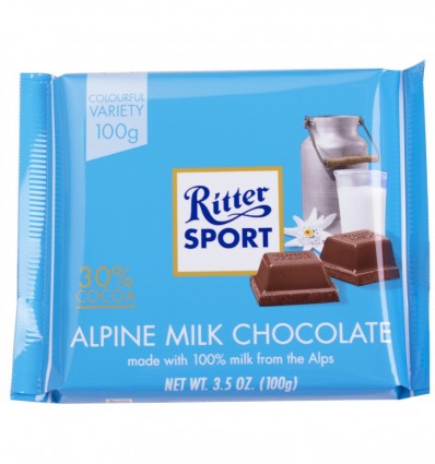 Шоколад Ritter Sport молочний 100г