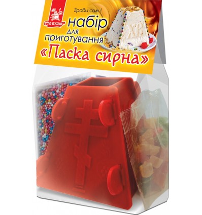 Сто Пудів Набір Паска сирна для приготування 165г