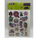 3D наліпки Русалоньки 19 см, KIDS Line ZB.63396