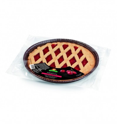 Пиріг Gecchele з вишневим джемом 350г