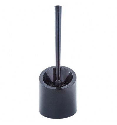 Ершик для унитаза с подставкой "Аква" черный al.127024-черный