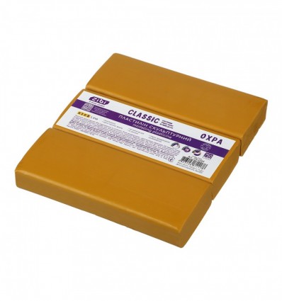 Пластилін скульптурний CLASSIC охра, 750г, KIDS Line, ZB.6289