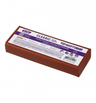 Пластилин скульптурный CLASSIC терракотовый, 250г, KIDS Line, ZB.6286