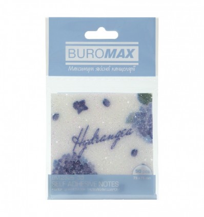 Блок пластиковий для нотаток з клейким шаром DREAM ARABESKI BM.2325-30, 75x75мм, 50 арк.