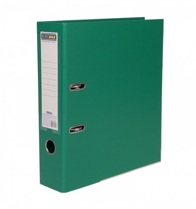 Регистратор двухсторонний А4, 70/75 мм, IDEAL BM.3019-04с, зеленый