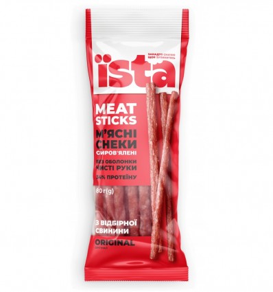 Снеки мясные сырокопченые, Original, ESTA, is.06805, 80г