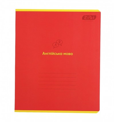 Зошит учнівський MONOCHROME ZB.1733-05, 36 арк., клітинка, англійська мова