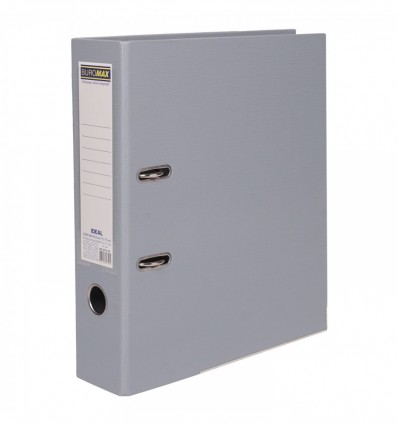 Регистратор двухсторонний А4, 70/75 мм, IDEAL BM.3019-09с, серый