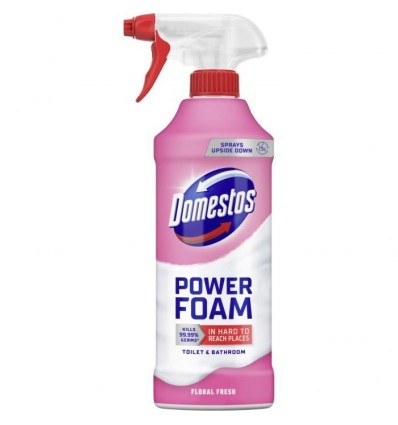 Спрей-пена д/чищ унитазов и ванн, DOMESTOS 435 мл. Цветочная свежесть, dm.96424