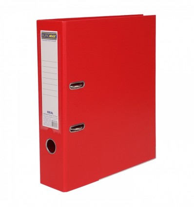 Регистратор двухсторонний А4, 70/75 мм, IDEAL BM.3019-05с, красный