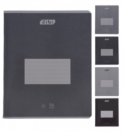 Тетрадь ученическая общая MONOCHROME ZB25.1793K, 96л., клетка, ассорти