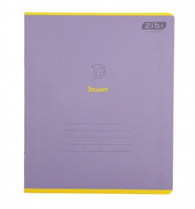 Тетрадь ученическая MONOCHROME ZB.1733-26, 36 л., клетка, сиреневая