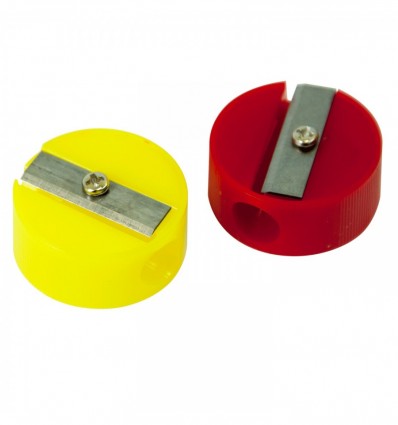 Чинка круглая DISC BM.4700, 1 отв., пластик. корпус, ассорти