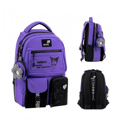 Рюкзак Kite Education teens Kuromi HK26-2587M-1
