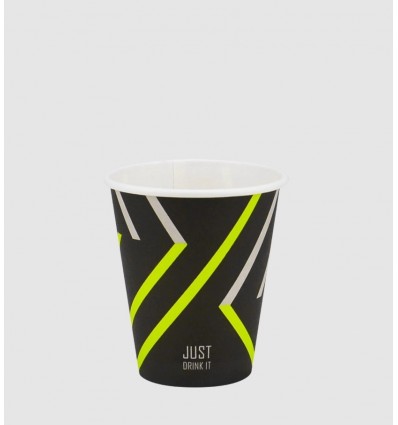 Стакан бумажный, 175мл, "Just Drink", BUROCLEAN 50штуп (1080056)