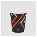 Стакан паперовий, 250мл, "Just Drink", BUROCLEAN 50штуп (1080058)